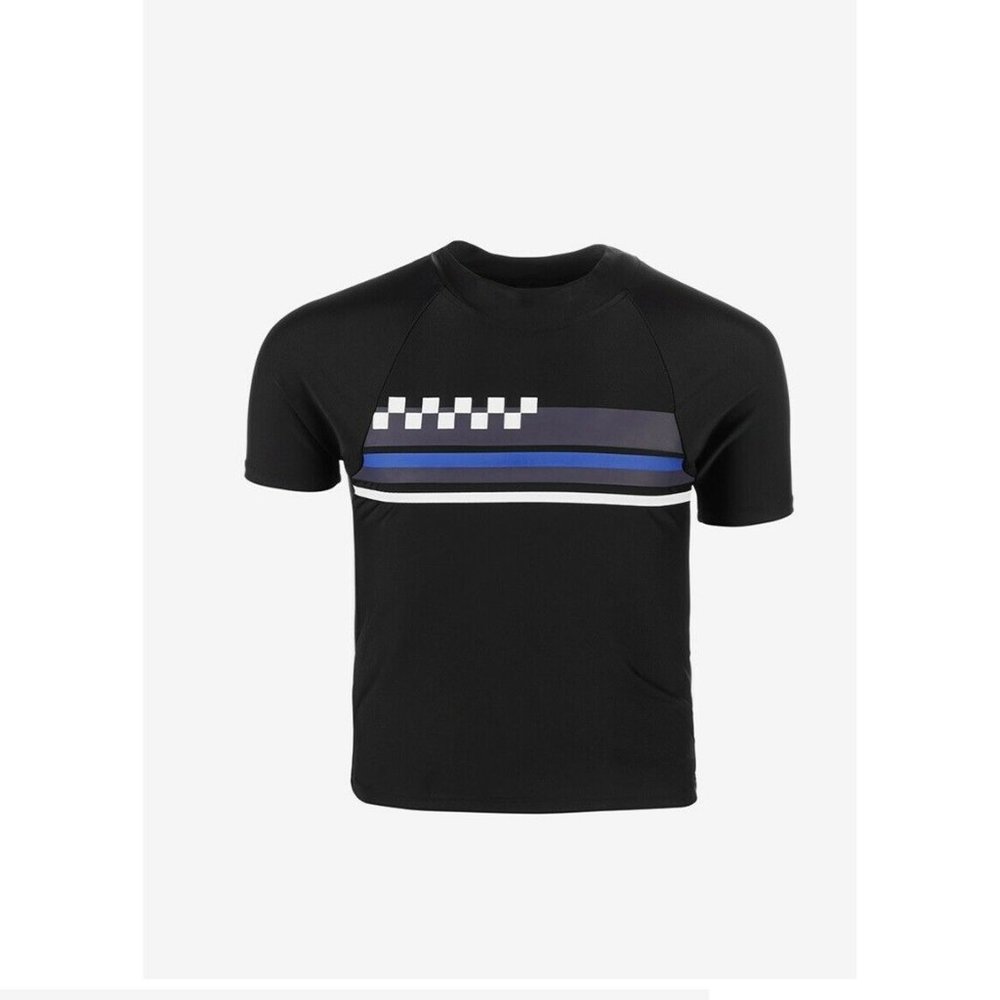 Ideology Boys 2T Black Rash Guard NWT CH36